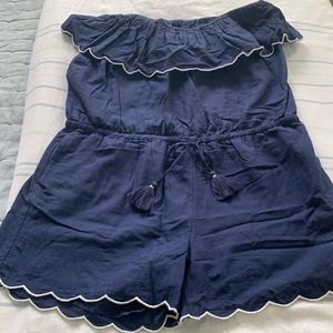 Vineyard Vines Navy Blue Romper